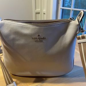 Kate Spade White Leather Crossbody
